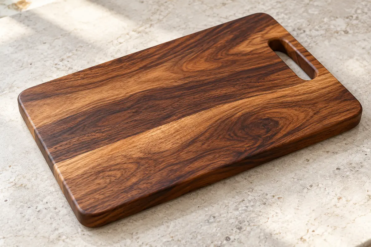 Wooden chopping board image