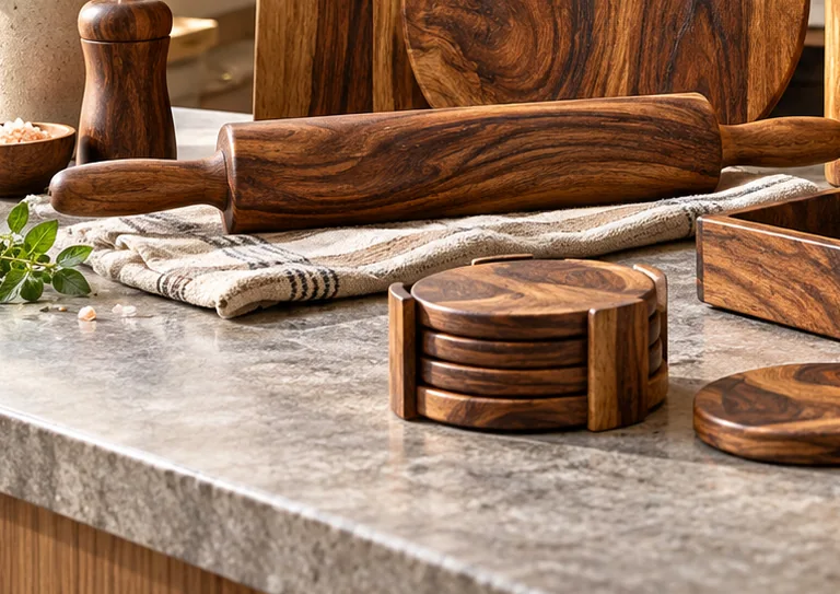 Wooden rolling pin image